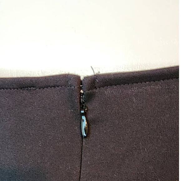 Lane Bryant Twist-Neck Ponte Sheath Black Dress Plus 14 NEW - Picture 10 of 12